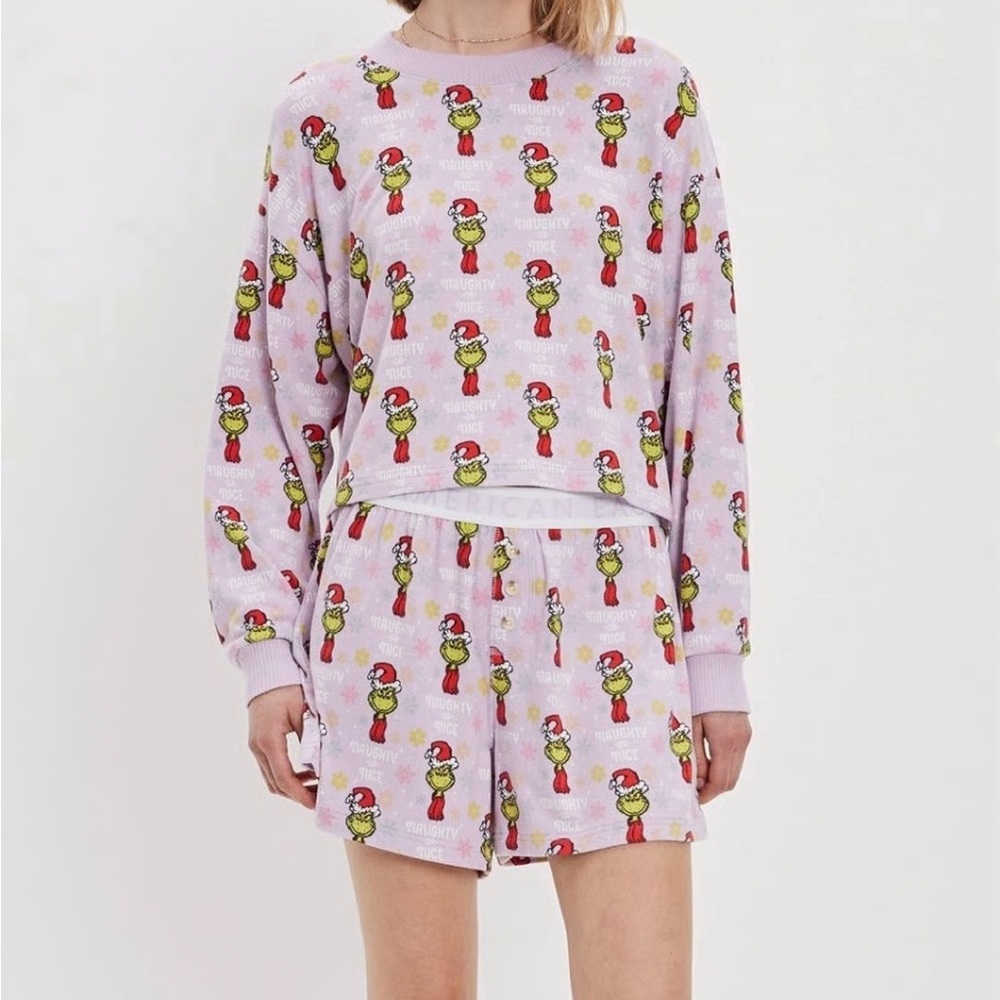 Aerie grinch PJ set
